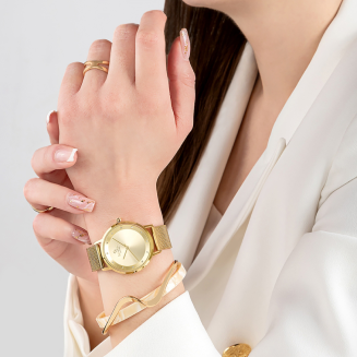 Zegarek Damski Giewont Sapphire Złoty GW4130-B2 - 5