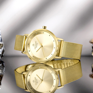 Zegarek Damski Giewont Sapphire Złoty GW4130-B2 - 7