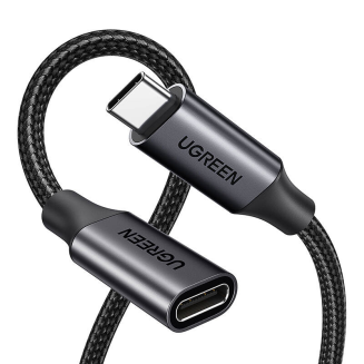 Kabel UGREEN US372 USB-C-USB-C 0.5m (czarny) - 2