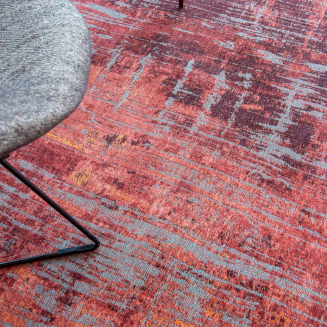 Okrągły dywan Louis de Poortere Atlantic Streaks nassau red - 7