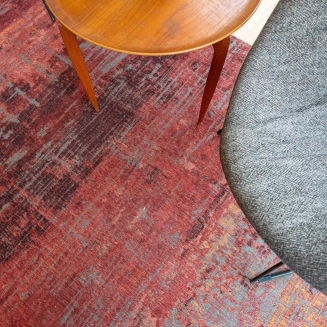 Okrągły dywan Louis de Poortere Atlantic Streaks nassau red - 9