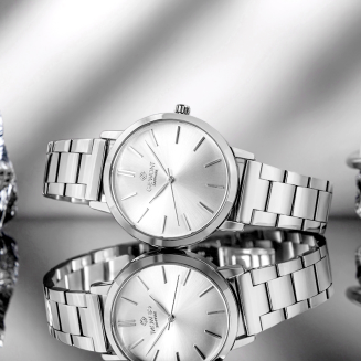 Zegarek Damski Giewont Sapphire Srebrny GW2360-B1 - 7