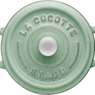  Mini round cast iron pot Staub - 250 ml, Mint - 2