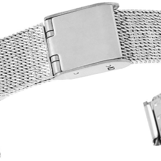 Bransoleta Fashion Mesh Srebrna IPS 12 mm FA12S  - 2