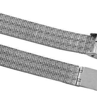 Bransoleta Fashion Mesh Srebrna IPS 12 mm FA12S  - 4