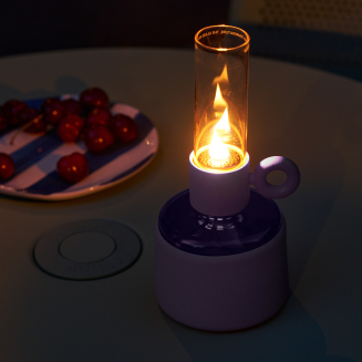 Lampa oliwna Fatboy Flamtastique XS Lilac - 3