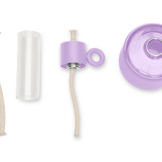 Lampa oliwna Fatboy Flamtastique XS Lilac - 2