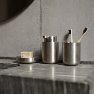 Kubek na szczoteczki do zębów Zone Denmark Ume Brushed steel | SZYBKA WYSYŁKA 24H - 4