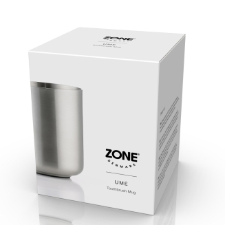 Kubek na szczoteczki do zębów Zone Denmark Ume Brushed steel | SZYBKA WYSYŁKA 24H - 2