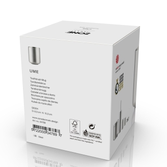 Kubek na szczoteczki do zębów Zone Denmark Ume Brushed steel | SZYBKA WYSYŁKA 24H - 3