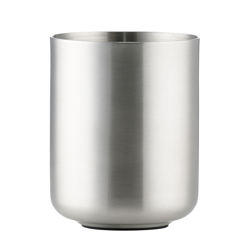 Kubek na szczoteczki do zębów Zone Denmark Ume Brushed steel