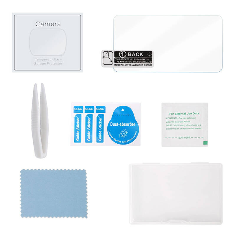  SUNNYLIFE tempered glass for Osmo Pocket 3 2+2