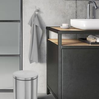  Zack Vasca 3l pedal bin, matt silver - 2