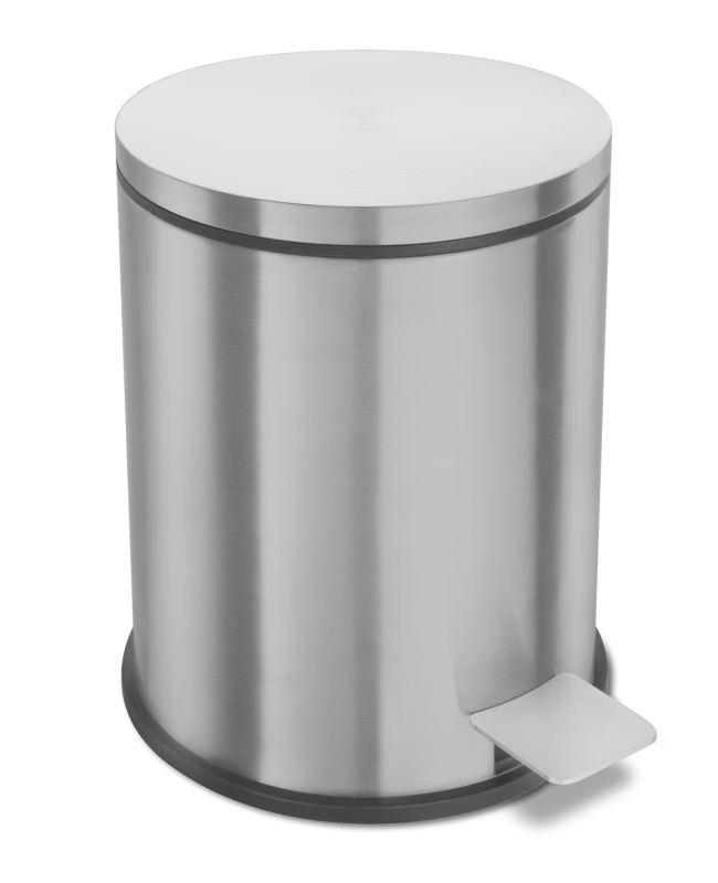  Zack Vasca 3l pedal bin, matt silver