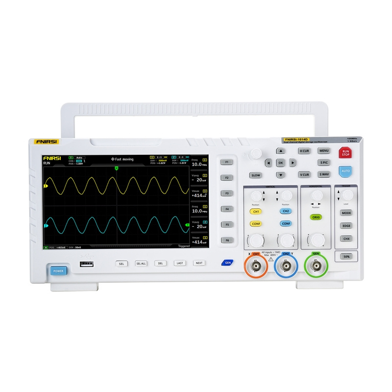 Oscyloskop cyfrowy FNIRSI 1014D 2w1 generator sygnału