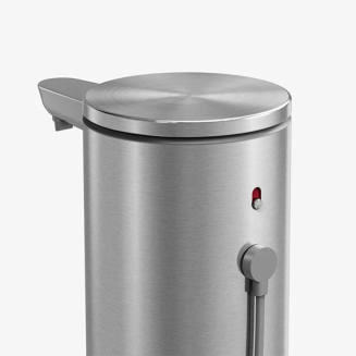 Dozownik automatyczny do płynu z pojemnikiem na akcesoria Simplehuman 265 ml stal szczotkowana - 4