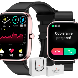 Smartwatch Giewont Różowo-Czarny GW230-3 - 2
