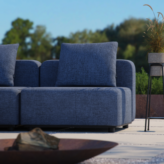 Sofa ogrodowa SACKit Cobana Lounge Sofa 5 Seater Kirra Indigo - 4