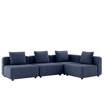  SACKit Cobana Lounge Sofa 4 Seater Kirra Indigo garden sofa