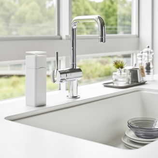  Yamazaki Push Tower dishwashing liquid dispenser, white - 5