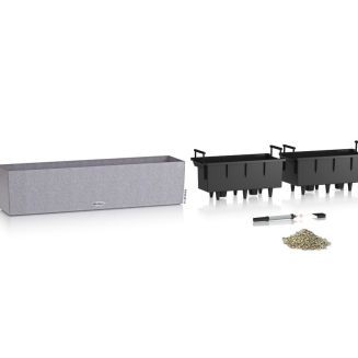 Donica Lechuza Balconera Stone 50 | 80 szary kamienny - 4