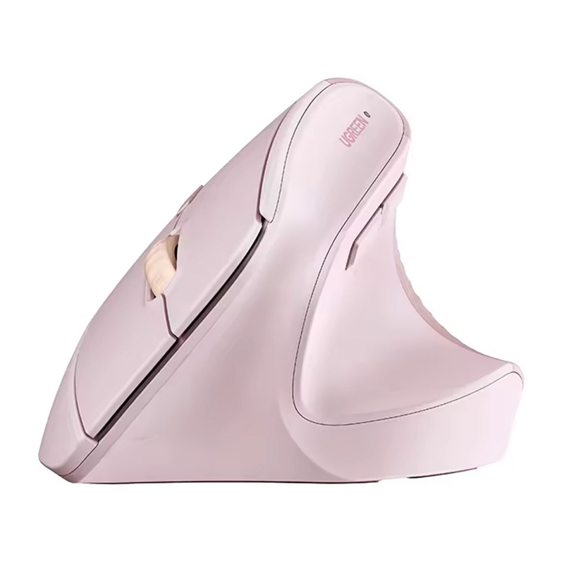  UGREEN M571 2.4G Wireless Vertical Mouse (Pink)