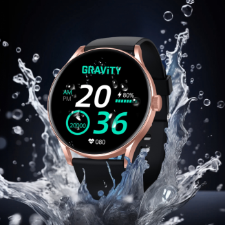 Smartwatch Gravity Czarno Różowy GT2-2 PRO - 6