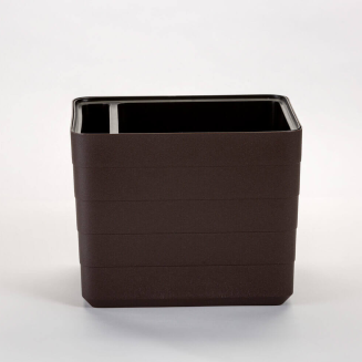 Balkonowa donica samo-nawadniająca Urbalive Berberis brązowy 26x30 cm - 3