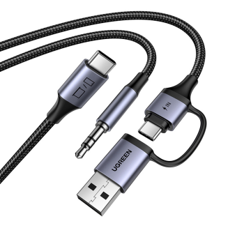 Karta dźwiękowa Ugreen CM772, USB-C do 3.5mm + USB-C/A - 3