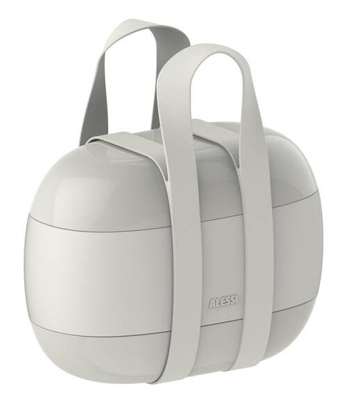 Alessi Food à Porter lunch box, gray