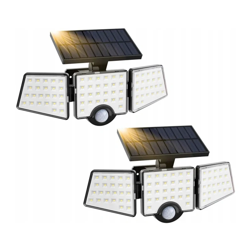 Lampa solarna uliczna LEPRO 640003-DW-a-2  z czujnikiem ruchu i zmierzchu 2 szt.