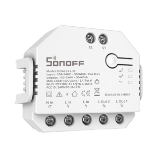  SONOFF Dual R3 Lite Wi-Fi Switch 2-Channel - 2