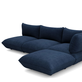  Fatboy Sumo Corner Sofa Right Cord Deep Blue - 2