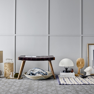 Koc Bloomingville Milas Blue 130x160 cm - 2