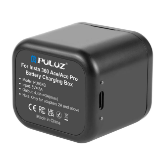  PULUZ 2-slot charger + card case for Insta360 Ace - 2