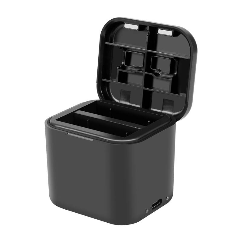  PULUZ 2-slot charger + card case for Insta360 Ace