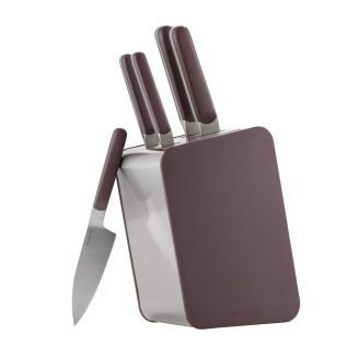 Zestaw noży w bloku BergHOFF Elements Aubergine - 3