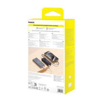 Powerbank BASEUS OS Free2Pull 10000mAh 30W z kablem (czarny) - 6