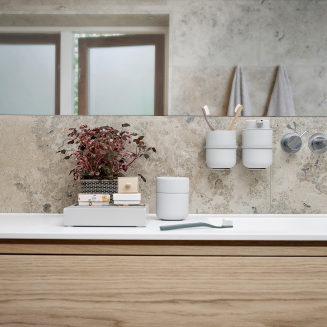Kubek na szczoteczki do zębów Zone Denmark Ume Soft Grey - 2