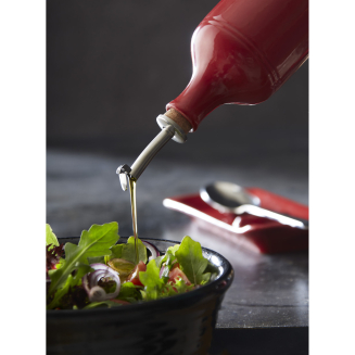  Emile Henry red olive oil bottle - 3