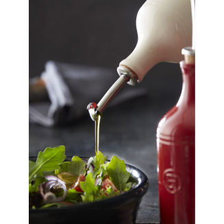  Emile Henry red olive oil bottle - 2