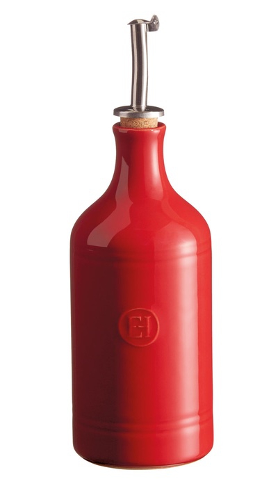  Emile Henry red olive oil bottle