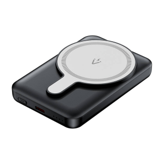 Powerbank magnetyczny Vention FHSB0 5000mAh 20 W+ kabel USB-A do USB-C (czarny) - 2