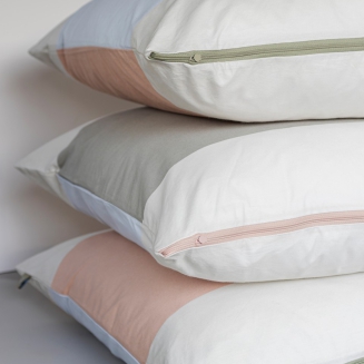 Pościel Mette Ditmer COLORE Light Blue & Powder Peach 140×200 cm - 3