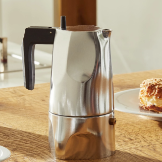 Alessi Ossidiana coffee maker for 1 cup, silver - 3