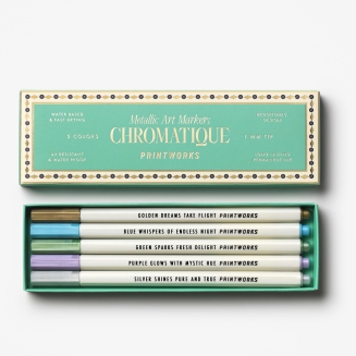 Fotoalbum - Metaliczne markery artystycznego opisywania zdjęć 5 sztuk | PRINTWORKS - 2