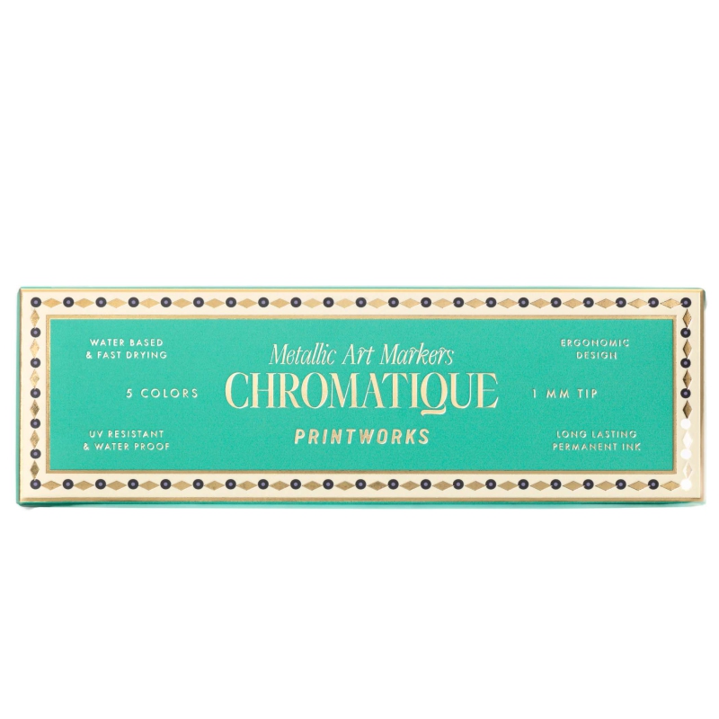 Fotoalbum - Metaliczne markery artystycznego opisywania zdjęć 5 sztuk | PRINTWORKS