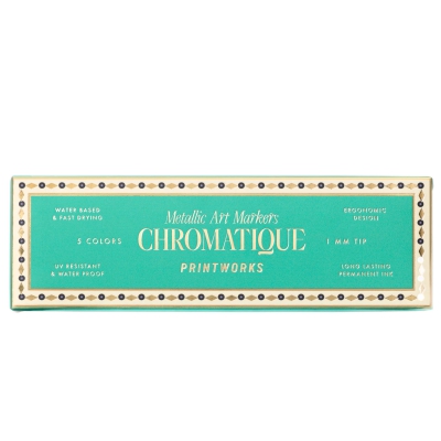 Fotoalbum - Metaliczne markery artystycznego opisywania zdjęć 5 sztuk | PRINTWORKS