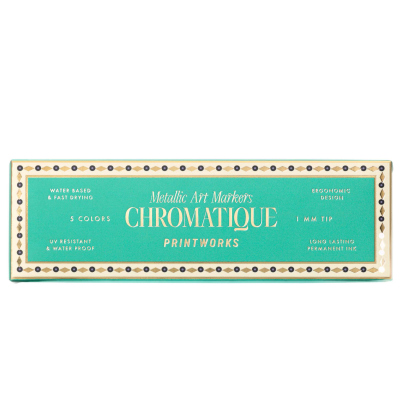 Fotoalbum - Metaliczne markery artystycznego opisywania zdjęć 5 sztuk | PRINTWORKS