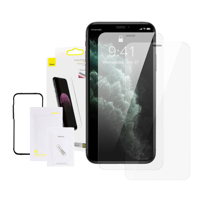 Szkło hartowane BASEUS iPhone XR/11 0.3mm 2szt.